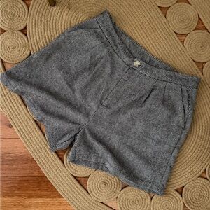 SHEIN Gray Herringbone Women's Shorts